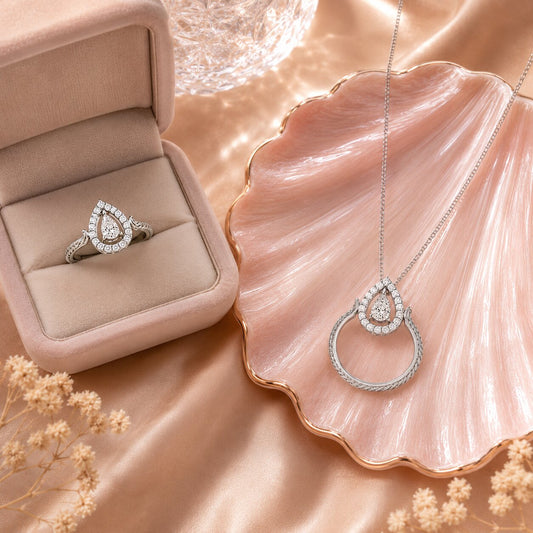 Diamond ring with detachable pendant conversion