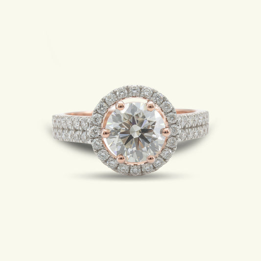 Mirava Veil Diamond Solitaire Ring