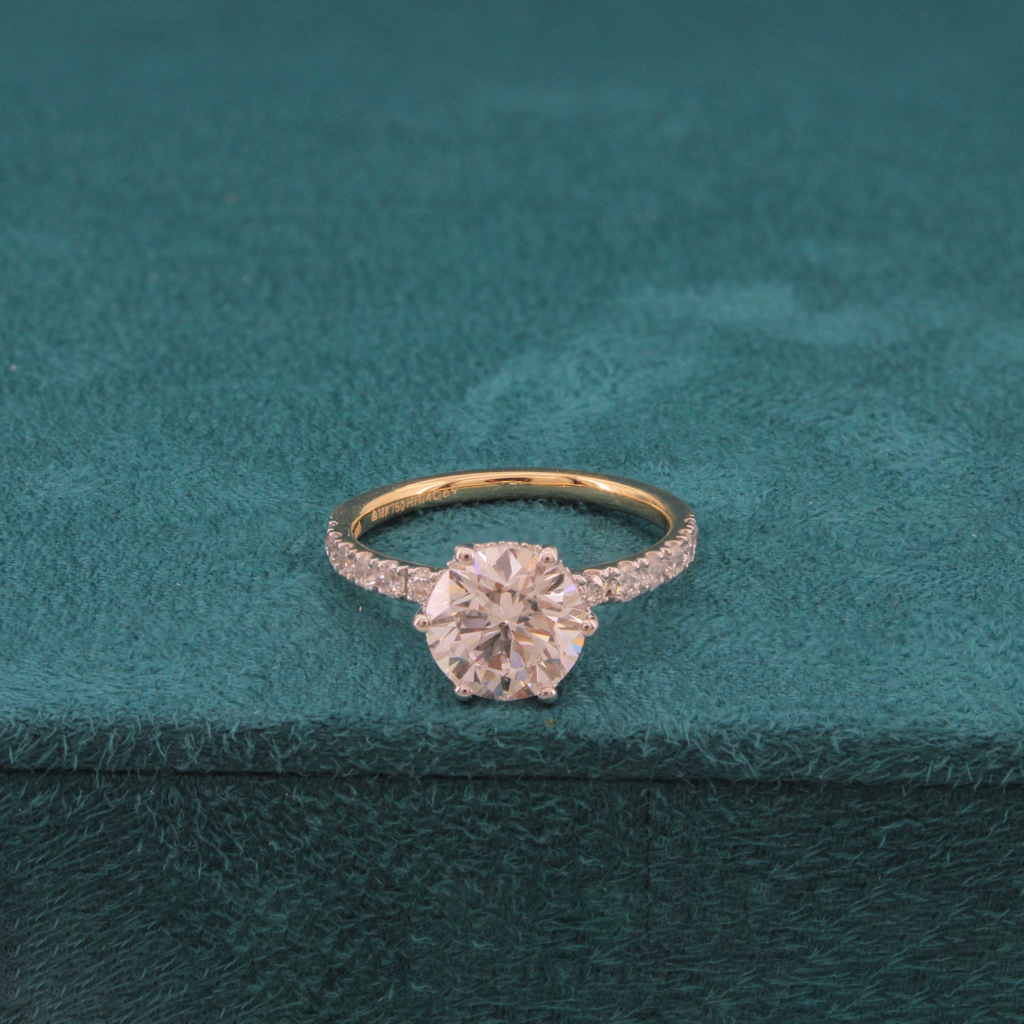 Veloria Arc Diamond Solitaire Ring