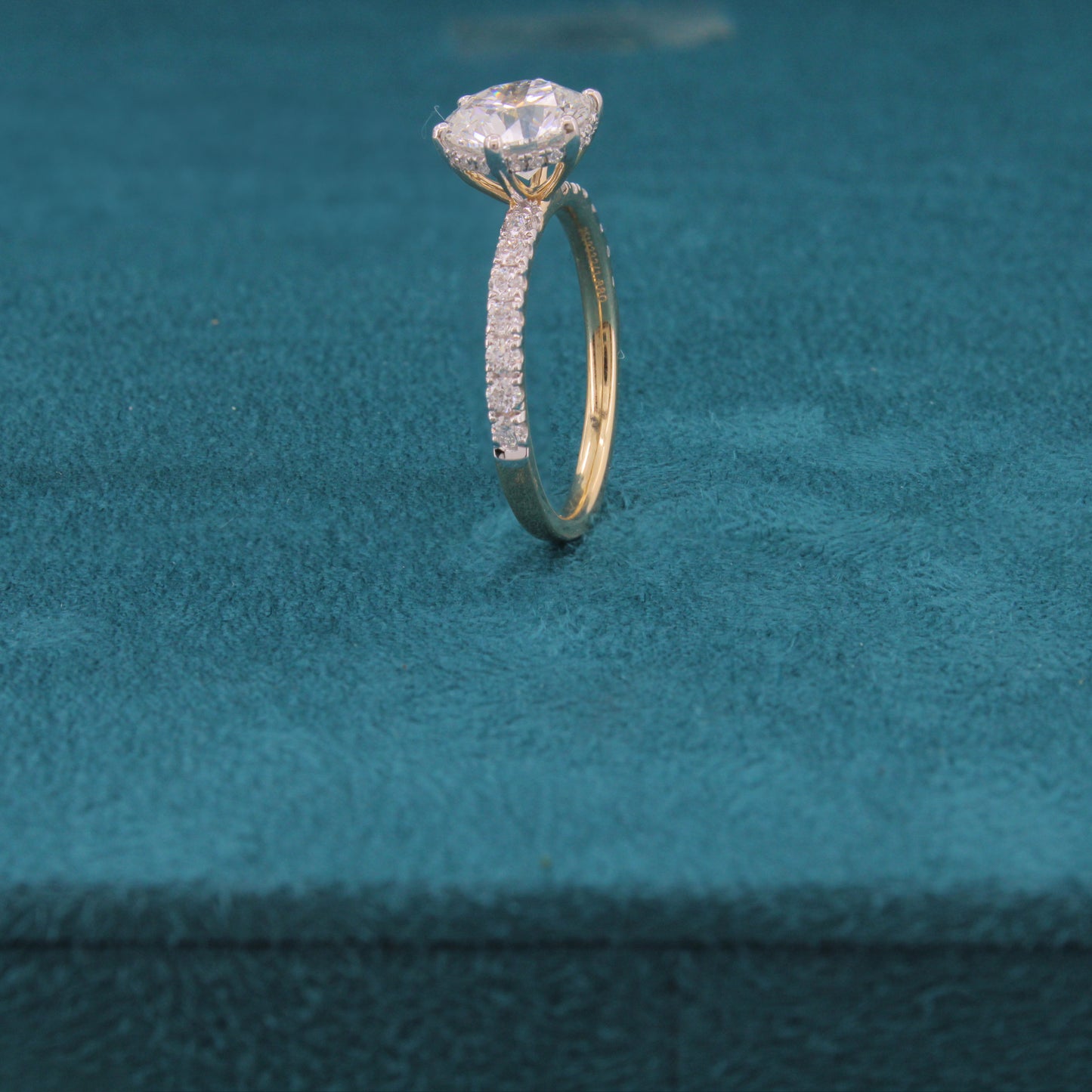 Veloria Arc Diamond Solitaire Ring