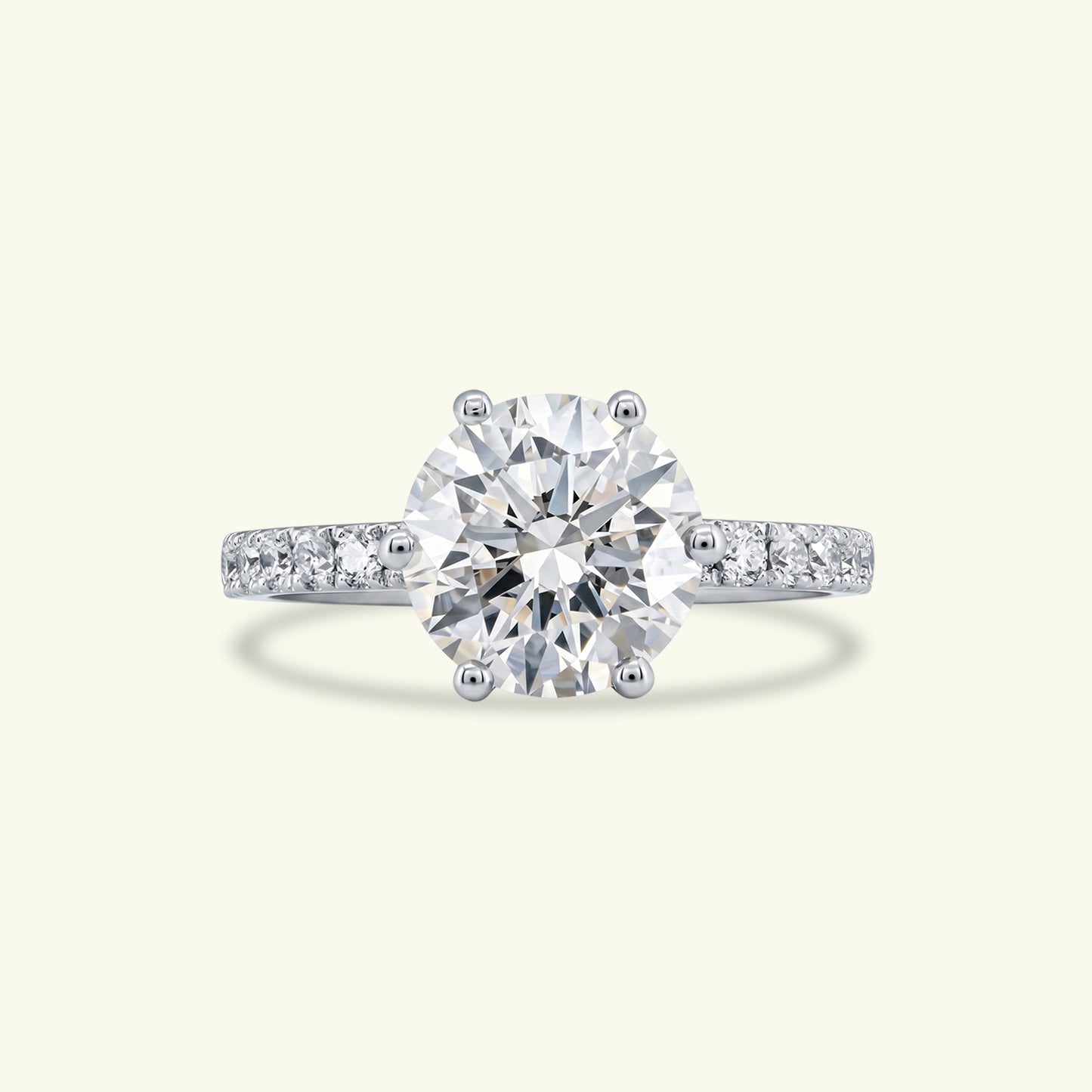 Veloria Arc Diamond Solitaire Ring