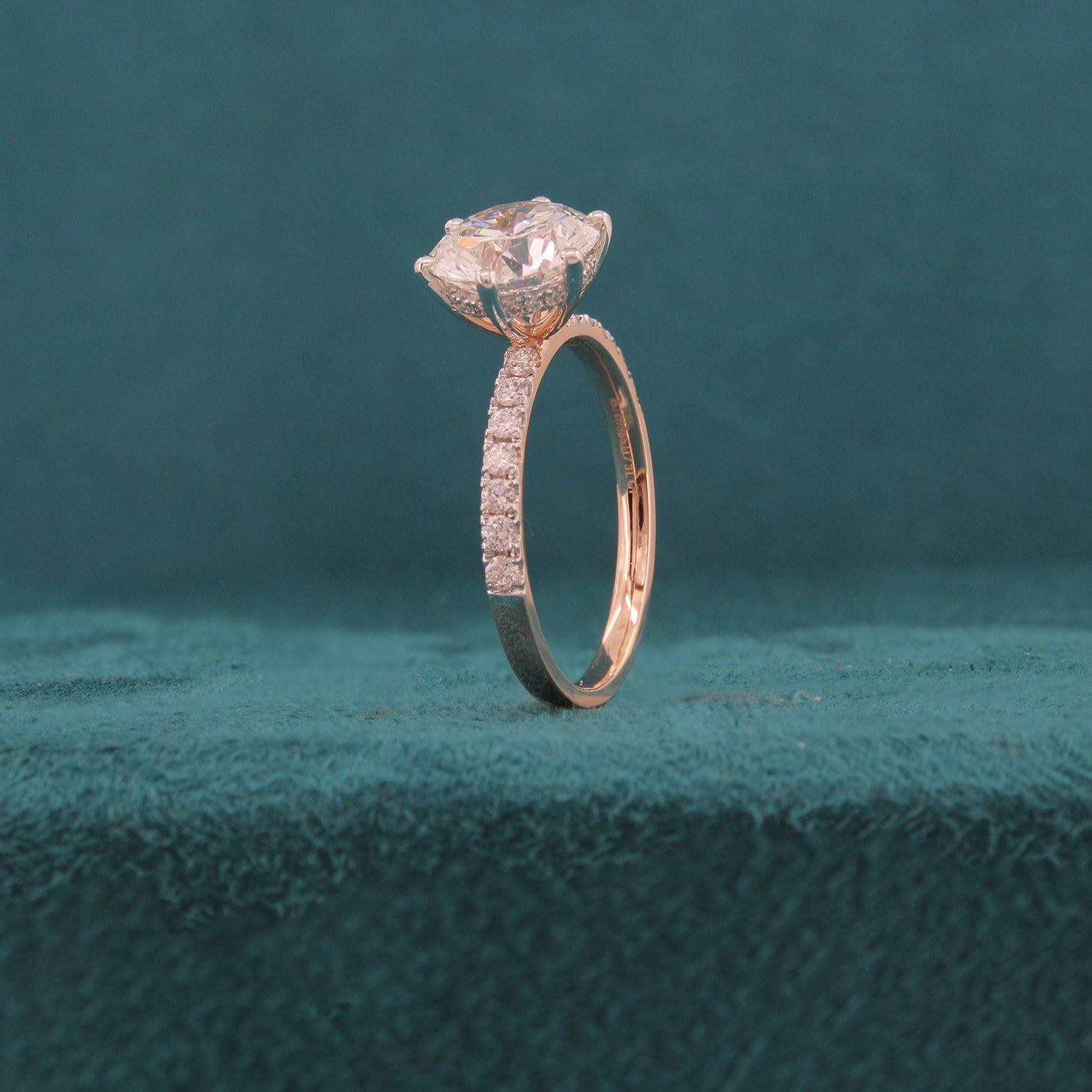 Veloria Arc Diamond Solitaire Ring