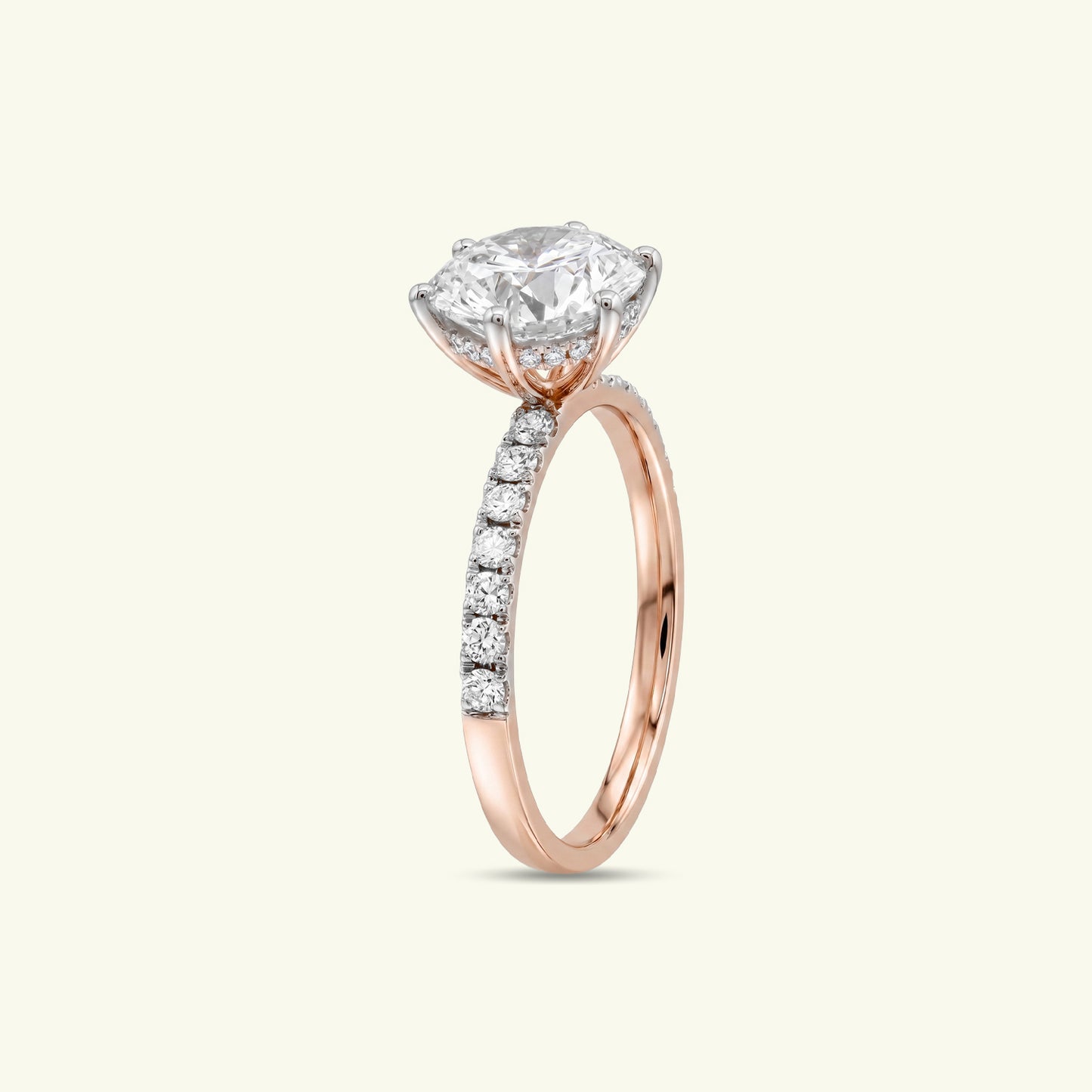 Veloria Arc Diamond Solitaire Ring