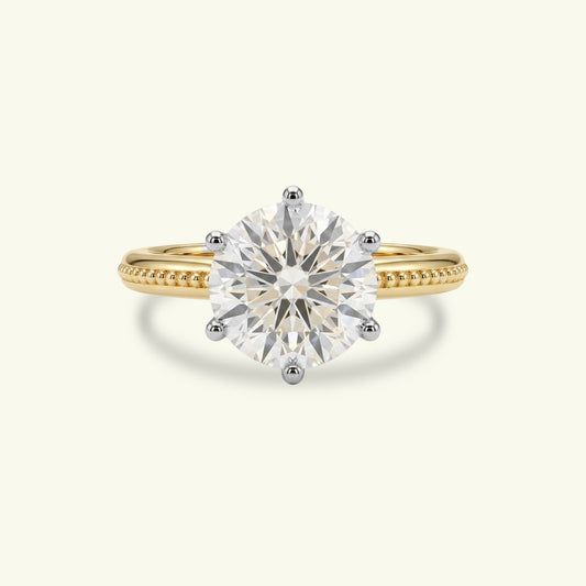 Eloria Arc Diamond Solitaire Ring