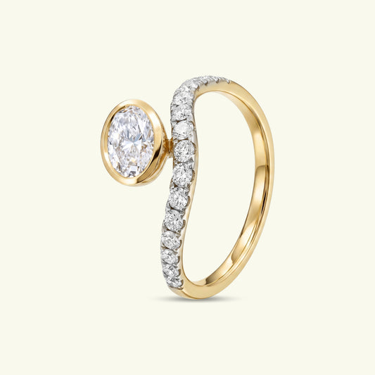 Cyralene Crest Diamond Ring