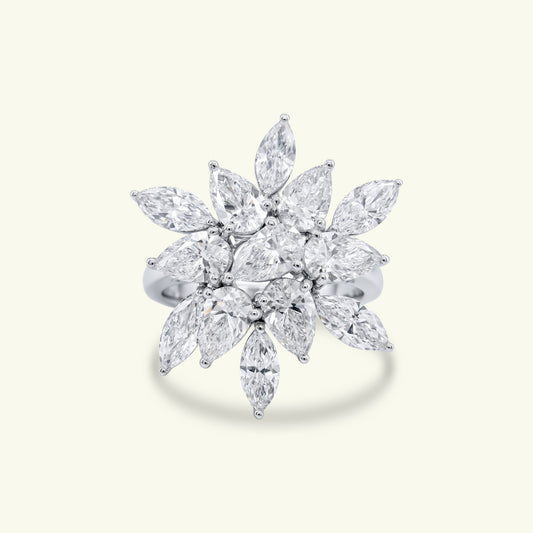 Amylia Flare Diamond Ring