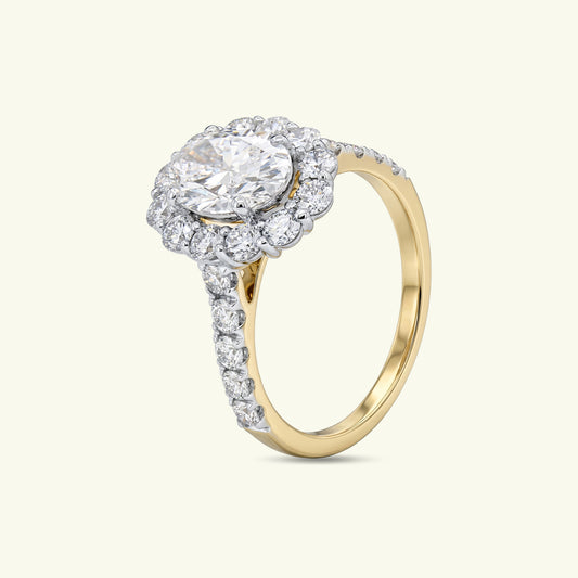 Arvion Crest Diamond Ring