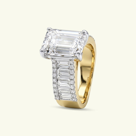 Flora Crest Diamond Ring