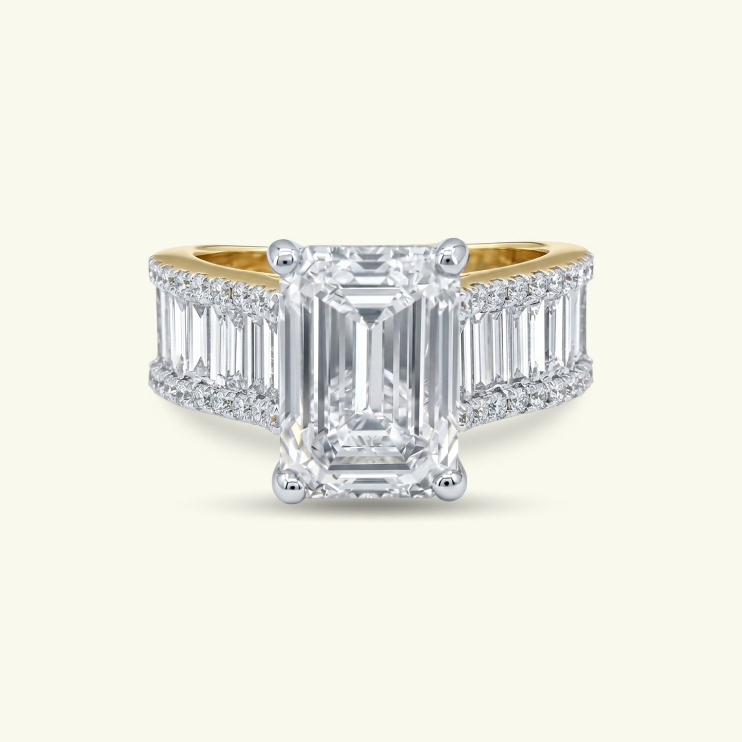 Flora Crest Diamond Ring