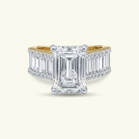 Flora Crest Diamond Ring