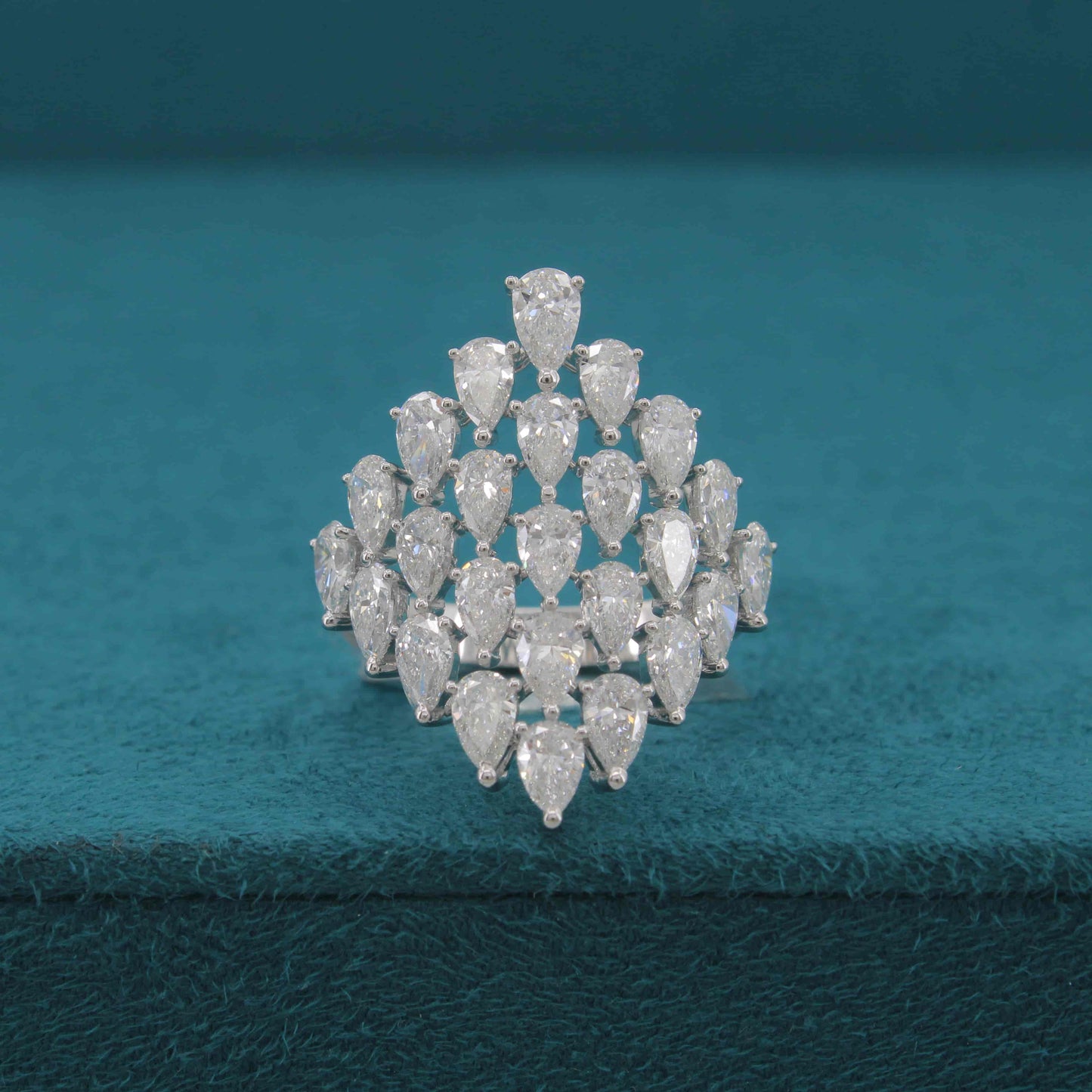 Viera Halo Diamond Ring