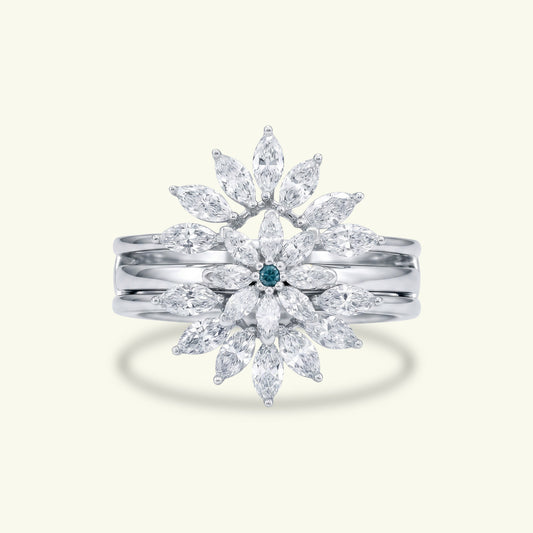 Sylvette Modern Diamond Ring