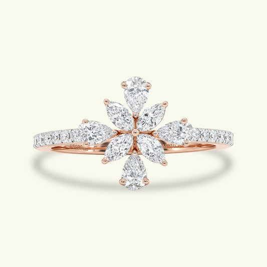 Floraya Bloom Diamond Cocktail Ring