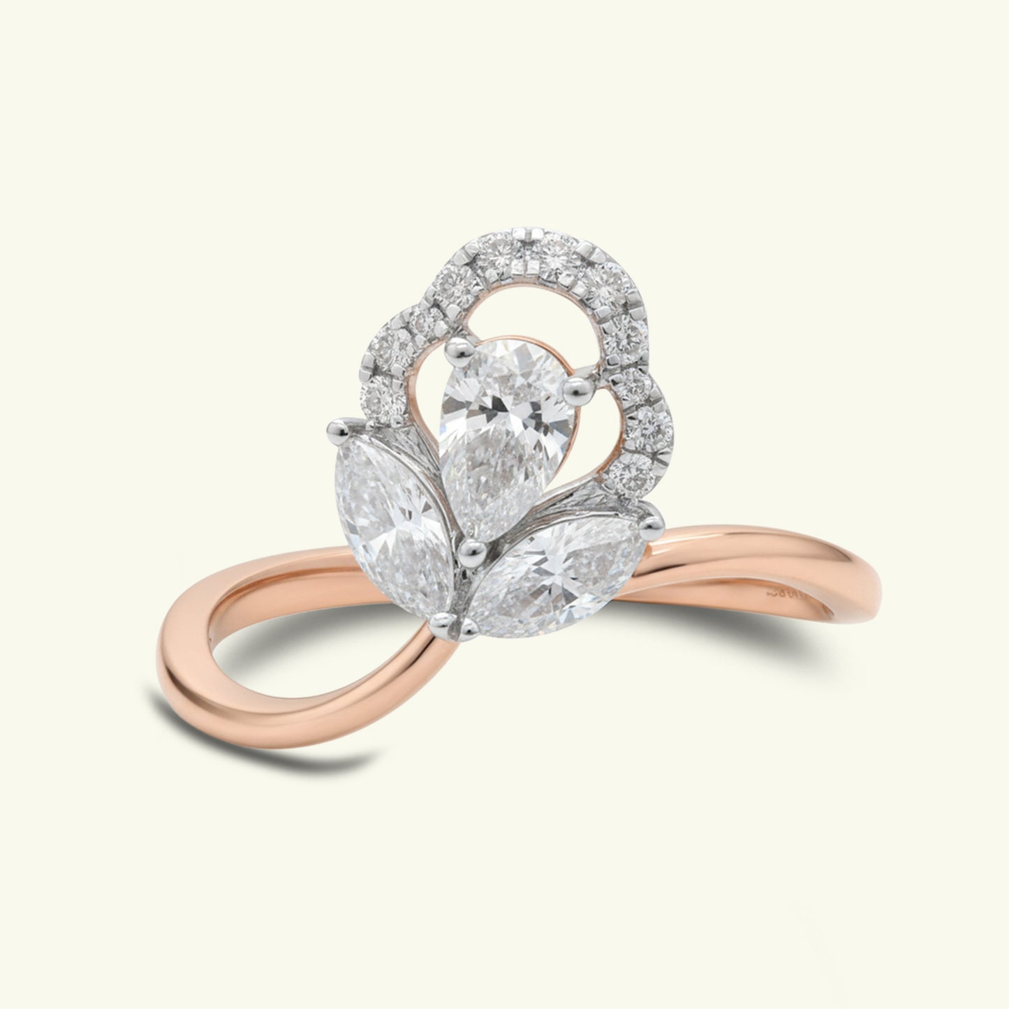 Amaris Heart Diamond Engagement Ring