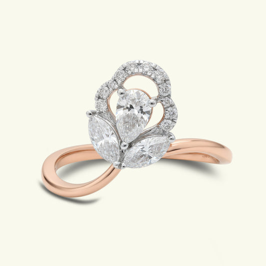 Amaris Heart Diamond Engagement Ring