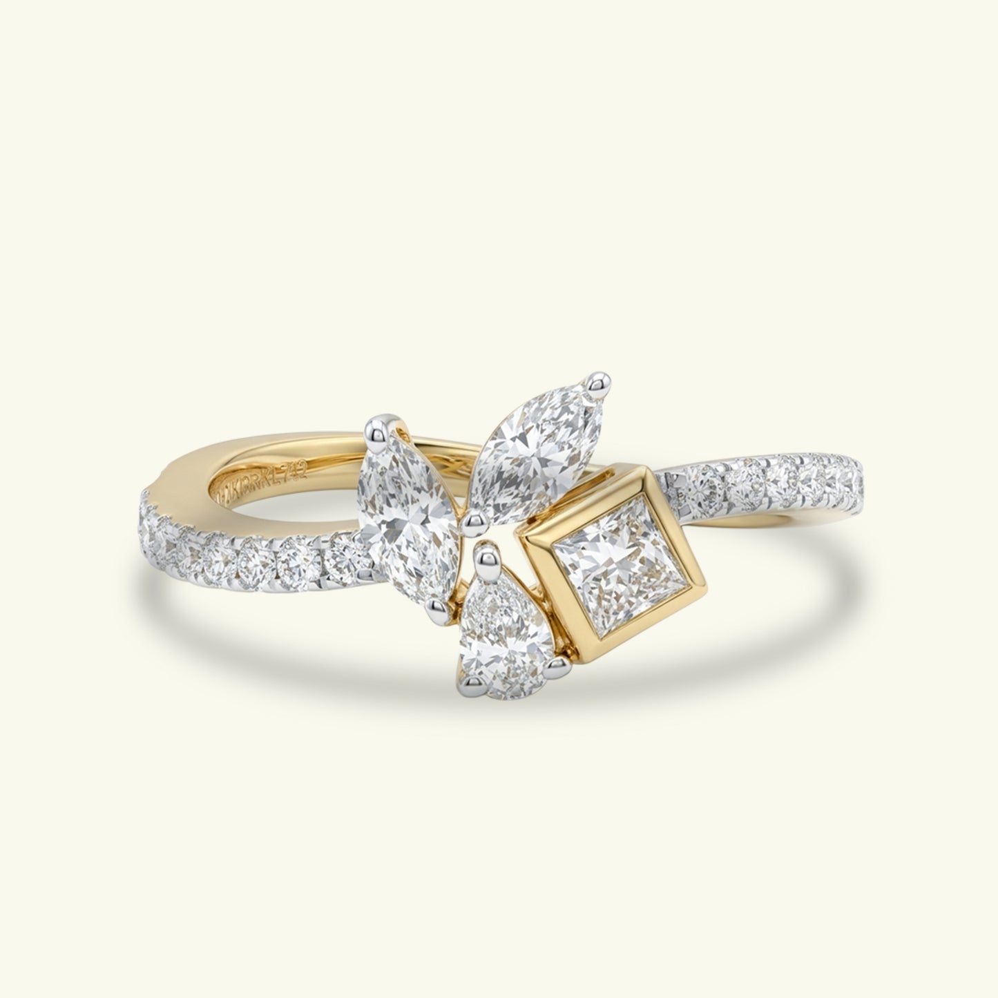 Zyelle Fancy Shape Diamond Dailywear Ring