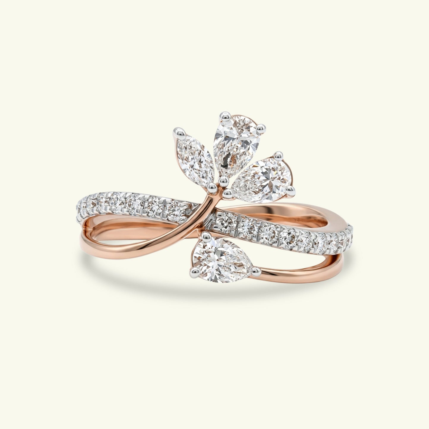 Roselyn Bloom Diamond Cocktail Ring