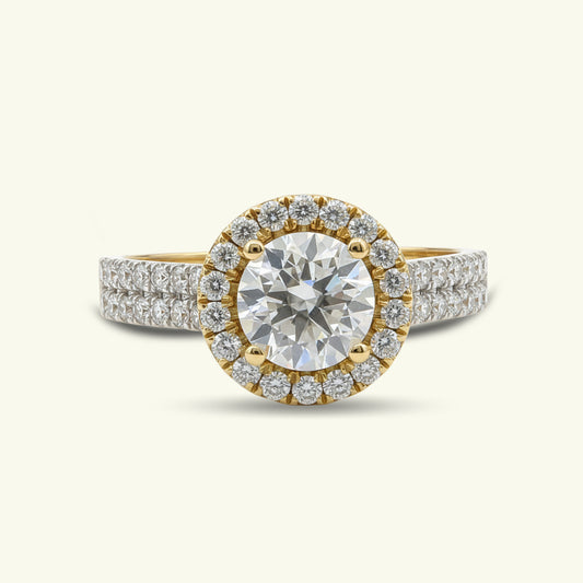 Elvanna Classic Diamond Engagement Ring