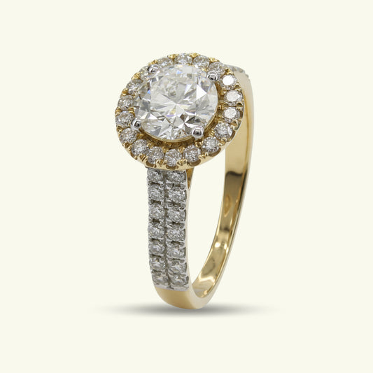 Elvanna Classic Diamond Engagement Ring