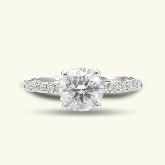 Elanora Classic Diamond Engagement Ring