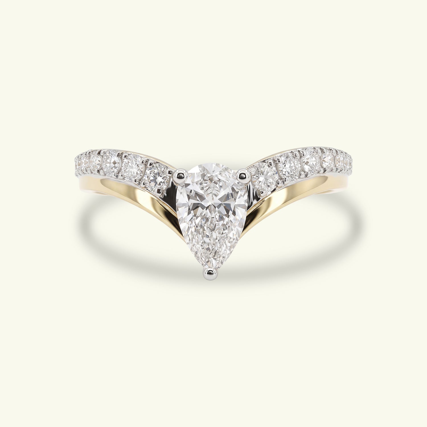 Glorina Classic Diamond Engagement Ring