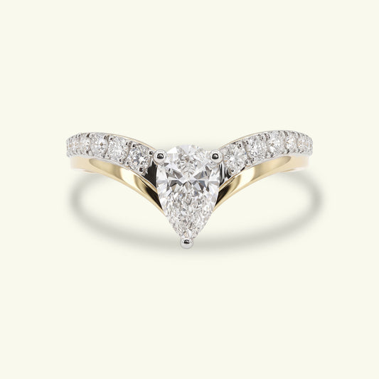 Glorina Classic Diamond Engagement Ring