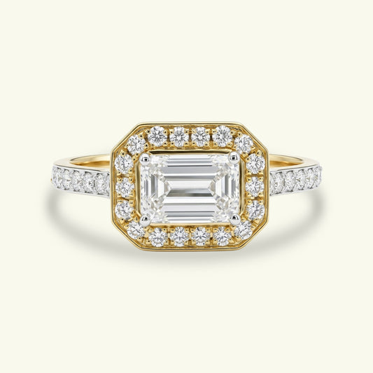 Haloria Halo Diamond Engagement Ring