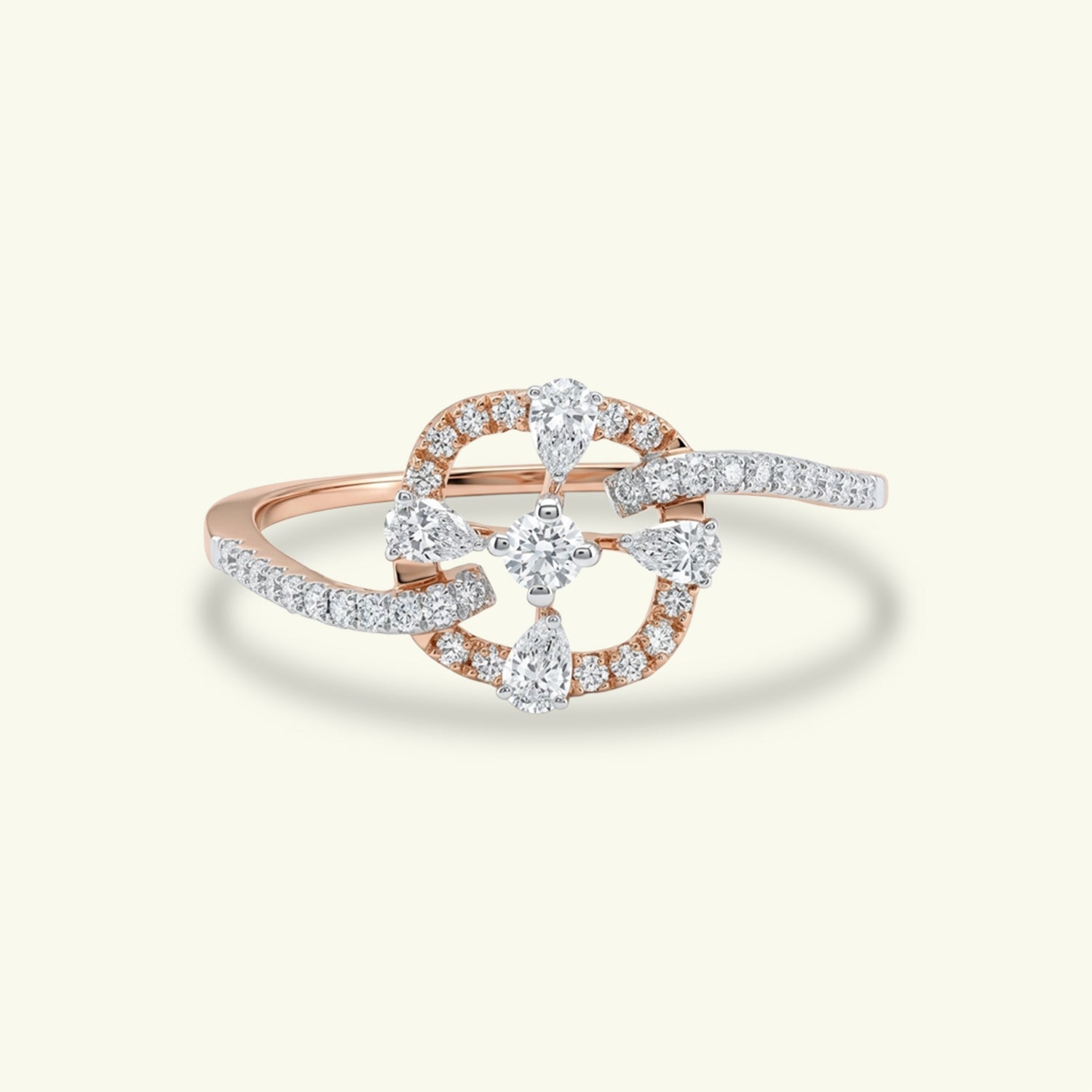 Zyra Fancy Shape Diamond Engagement Ring