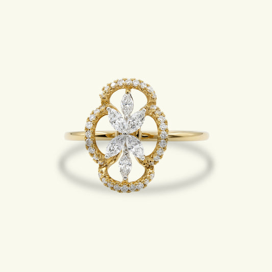 Florentia Floral Diamond Eternity Ring
