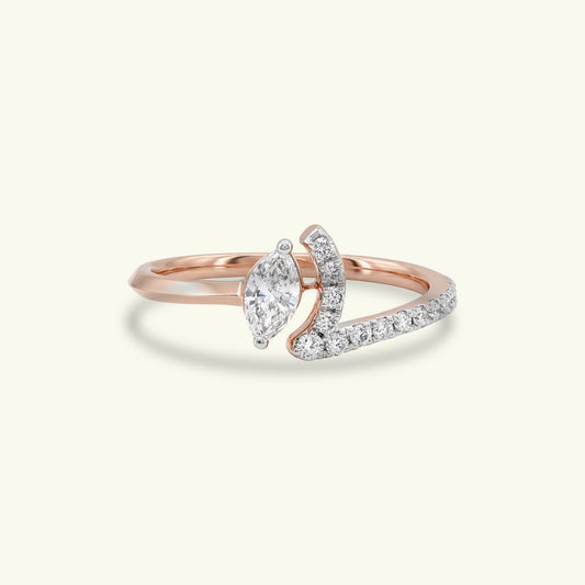 Florixa Floral Diamond Cocktail Ring