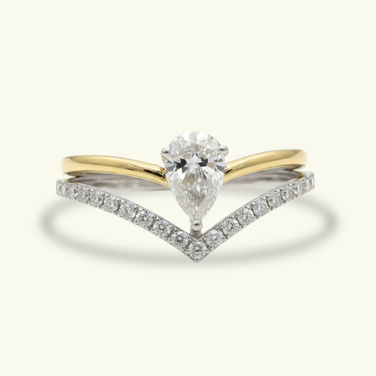 Elvoria Classic Diamond Engagement Ring