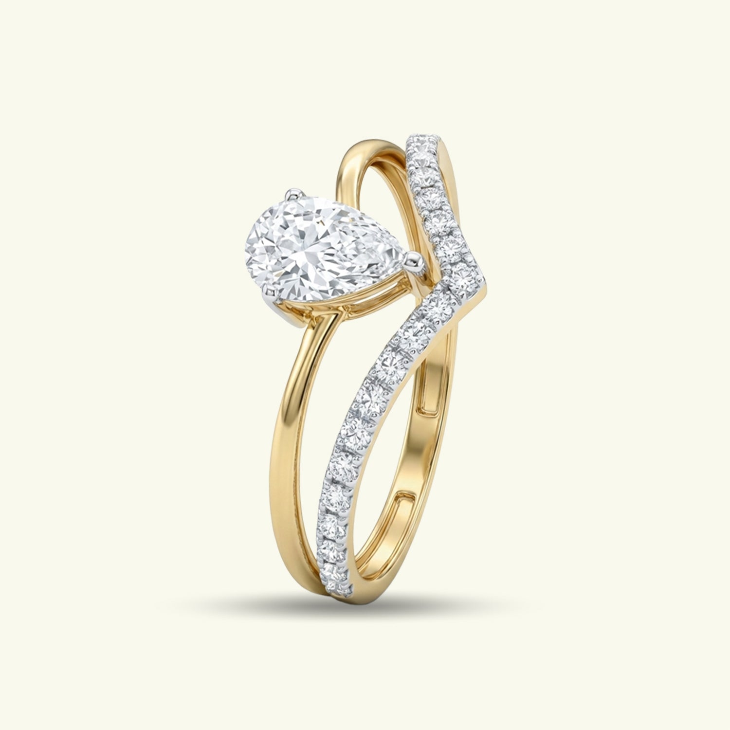 Elvoria Classic Diamond Engagement Ring