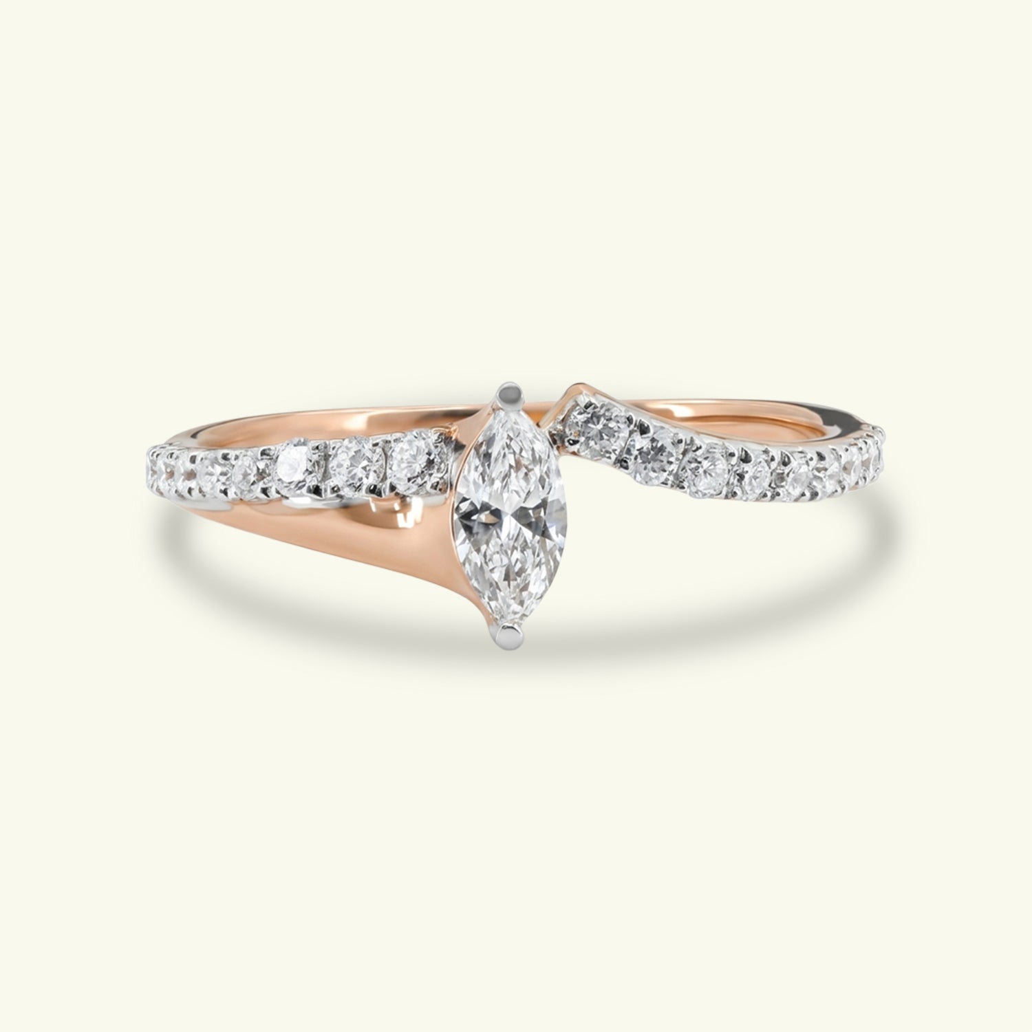 Arvella Fancy Shape Diamond Engagement Ring