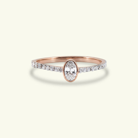 Halina Halo Diamond Dailywear Ring