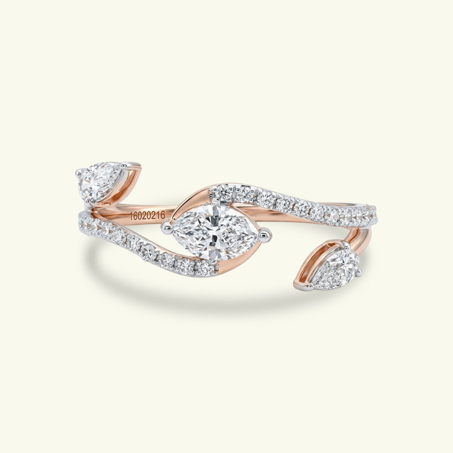 Virelle Classic Diamond Cocktail Ring