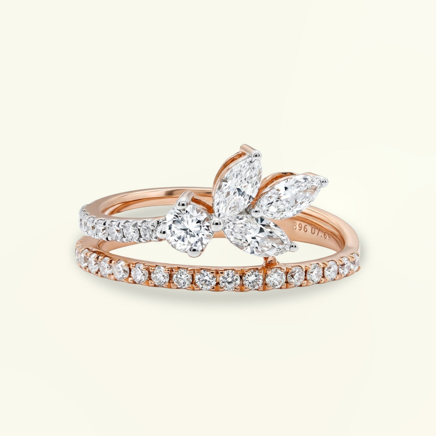 Zyelle Fancy Shape Diamond Engagement Ring