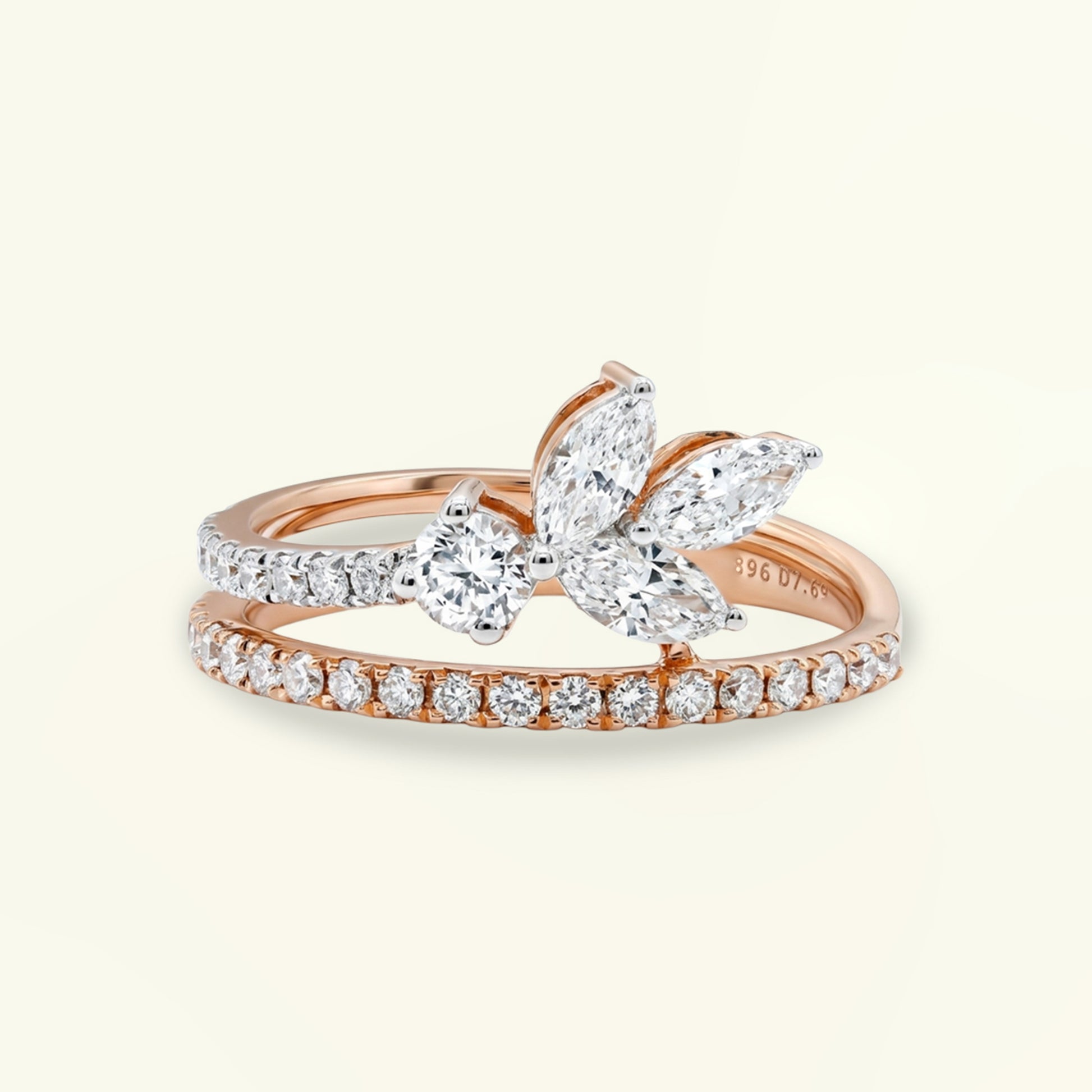Zyelle Fancy Shape Diamond Engagement Ring