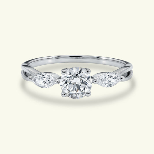 Seraphine Heart Diamond Engagement Ring