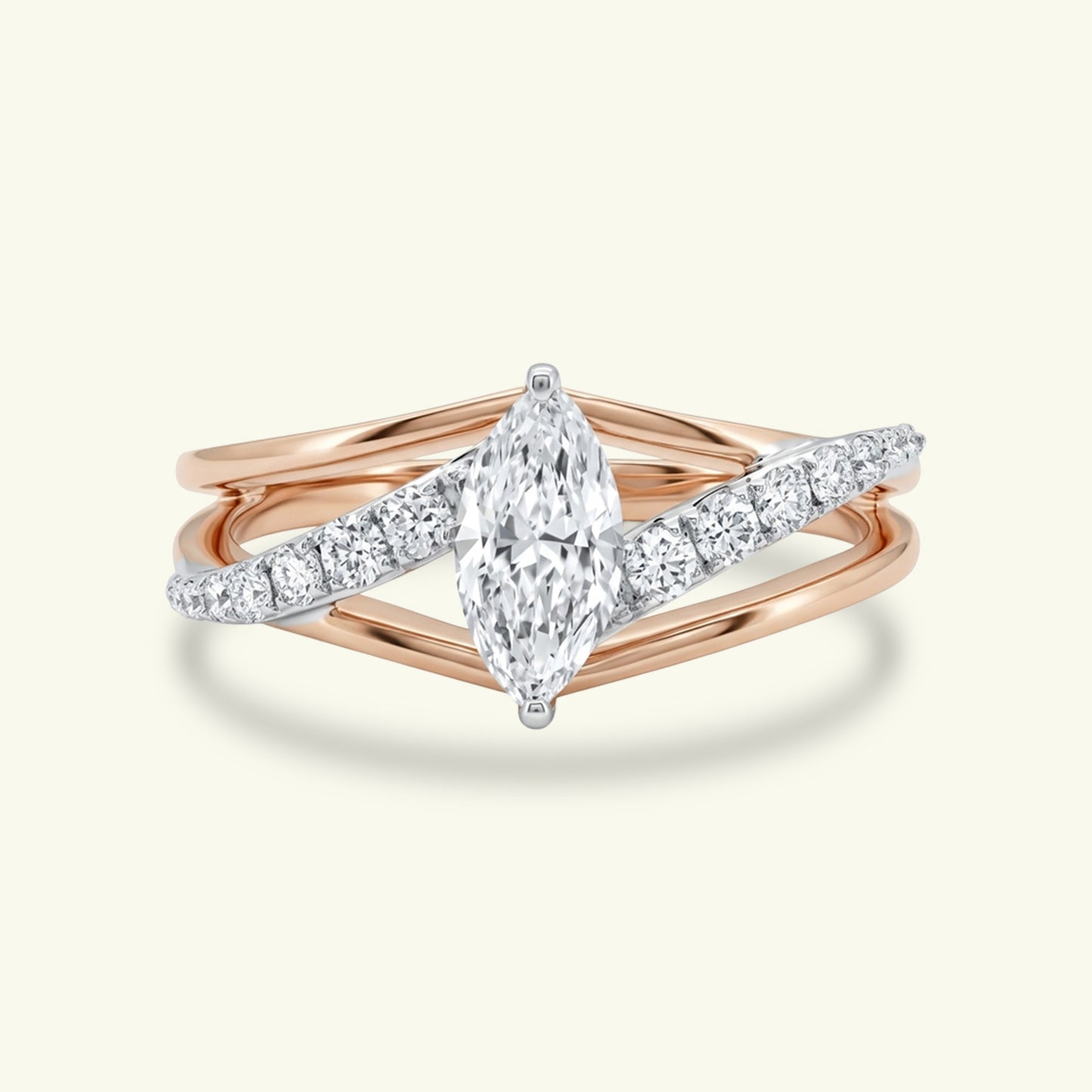 Elyra Fancy Shape Diamond Eternity Ring