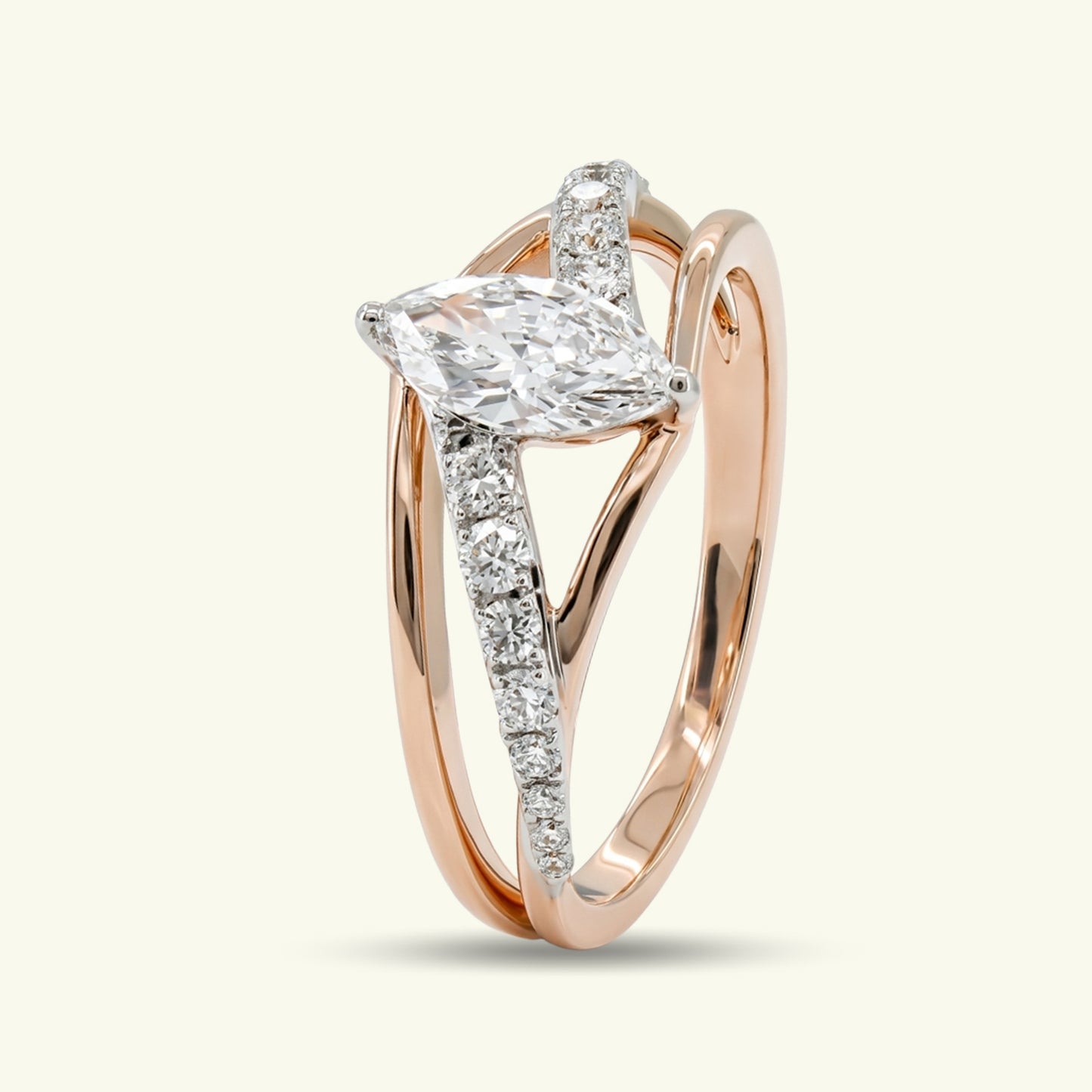 Elyra Fancy Shape Diamond Eternity Ring
