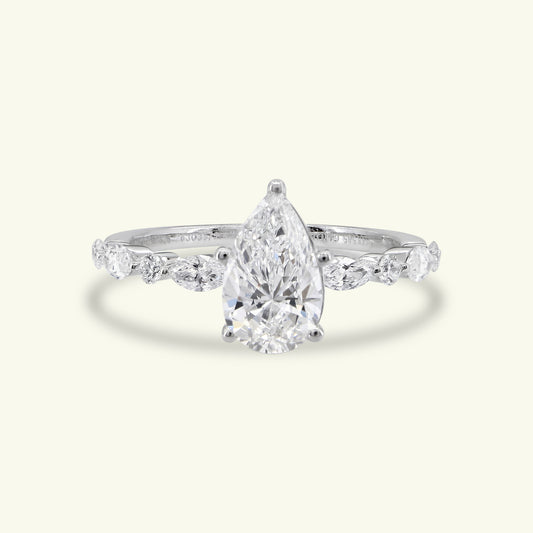 Zephira Fancy Shape Diamond Engagement Ring
