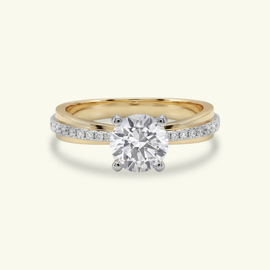 Kyvelle Modern Diamond Engagement Ring