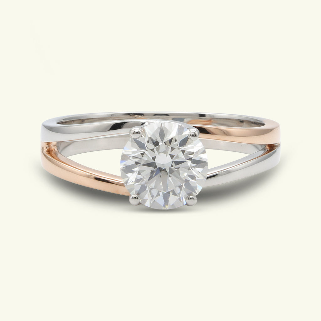 Duara Two Stone Diamond Dailywear Ring