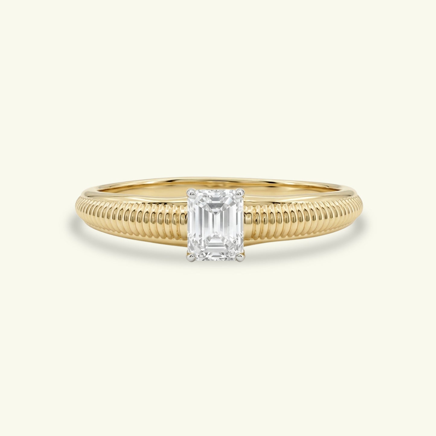 Solvane Solitaire Diamond Engagement Ring