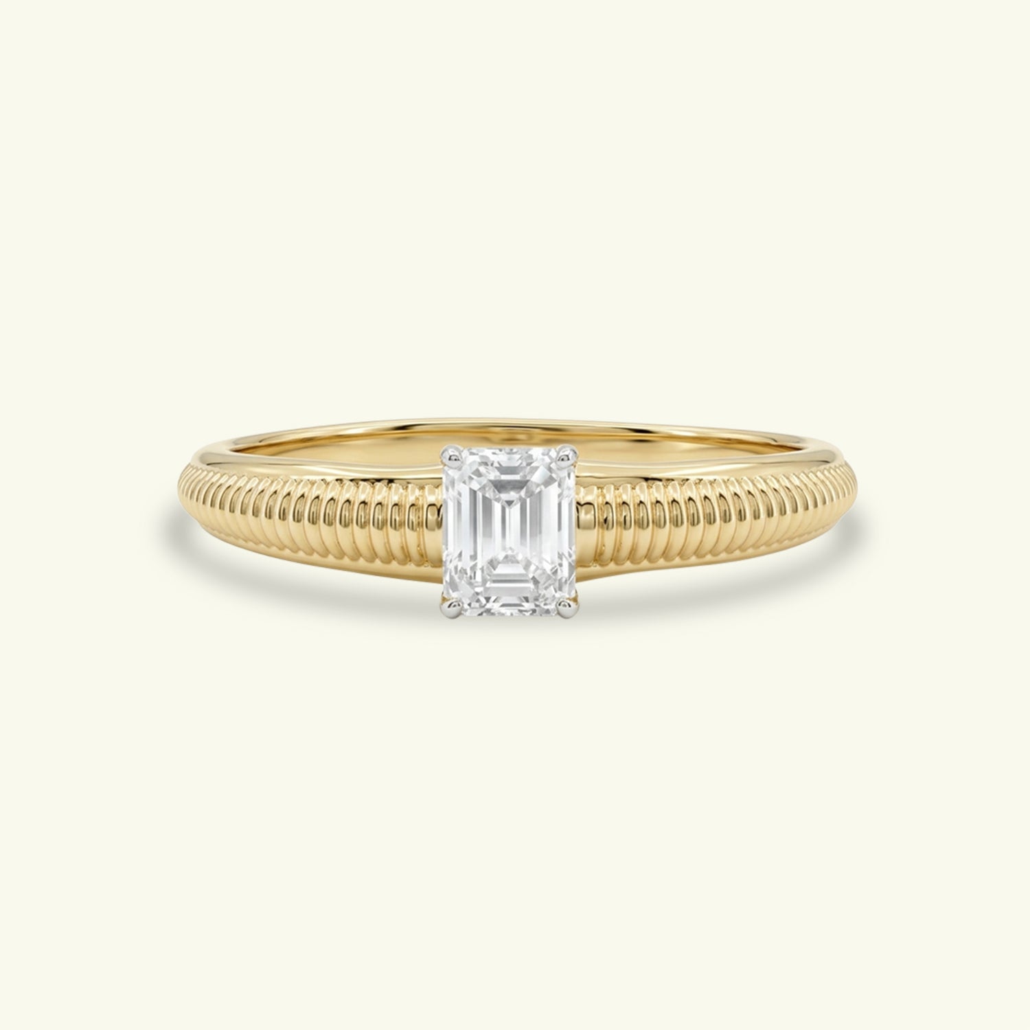Solvane Solitaire Diamond Engagement Ring