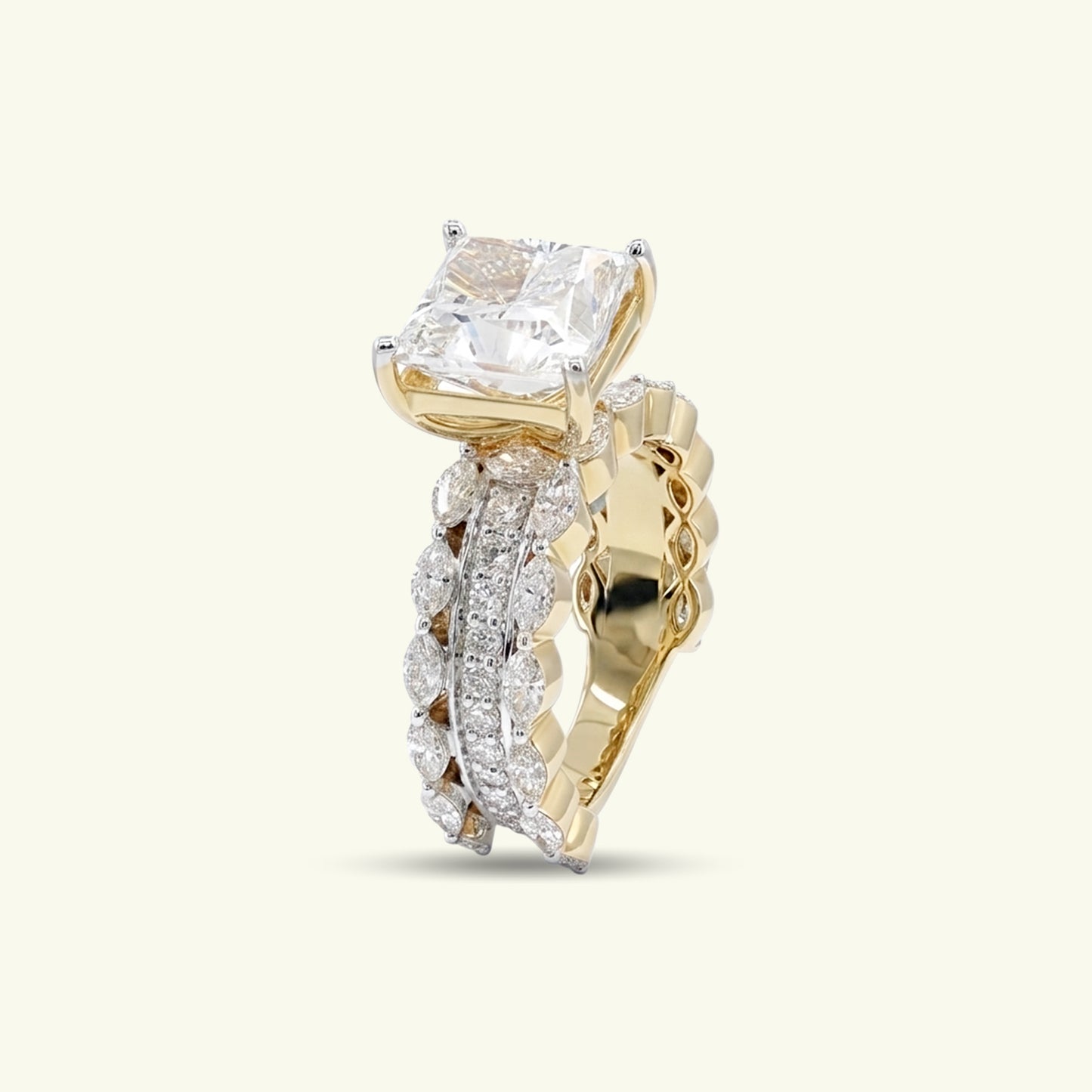 Everis Solitaire Diamond Eternity Ring