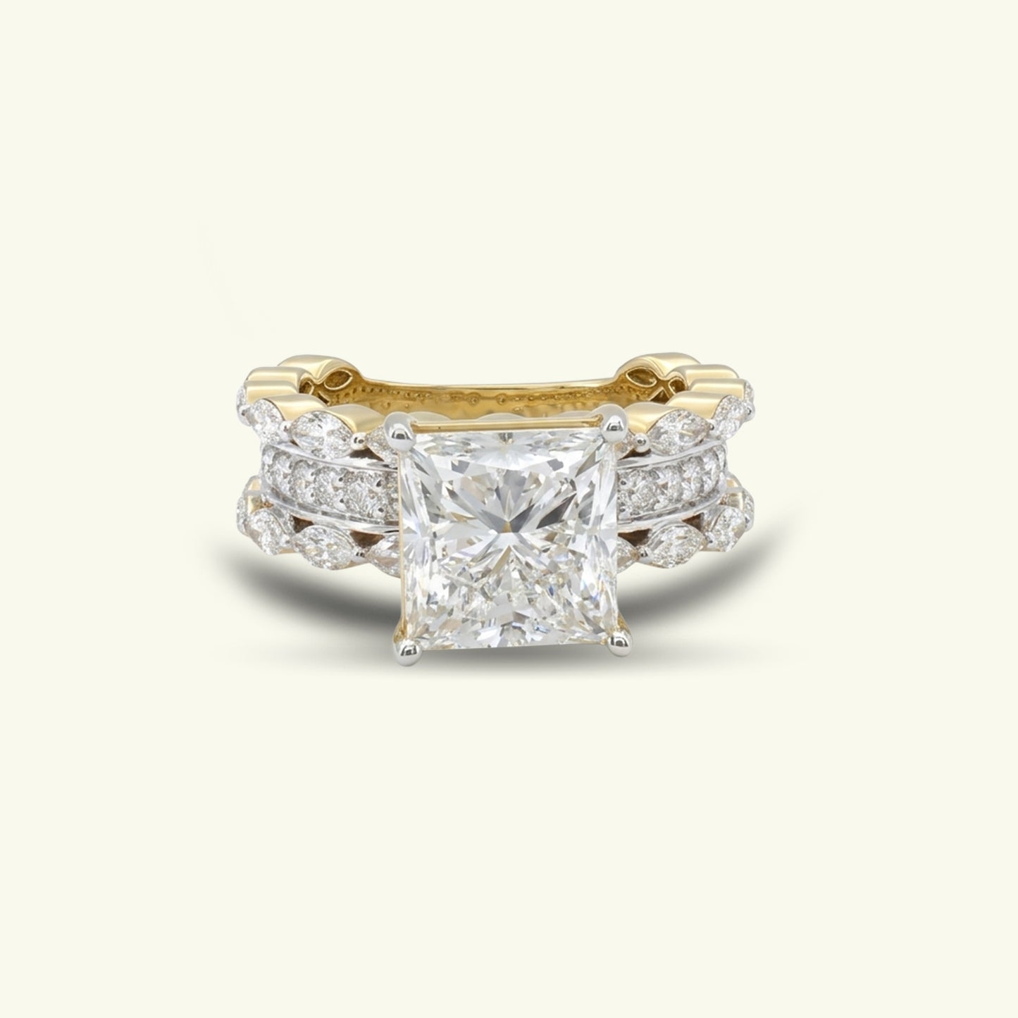 Everis Solitaire Diamond Eternity Ring