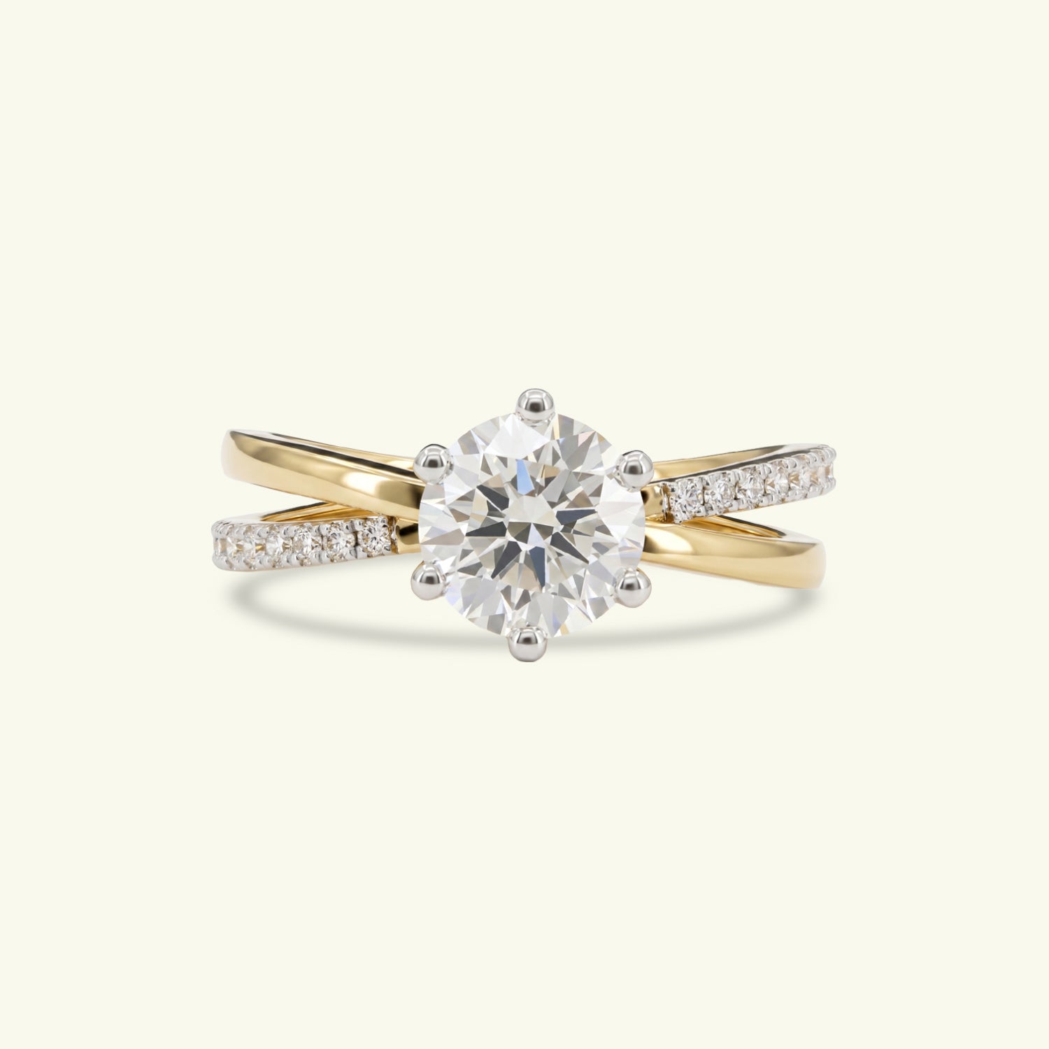 Lumera Solitaire Diamond Eternity Ring