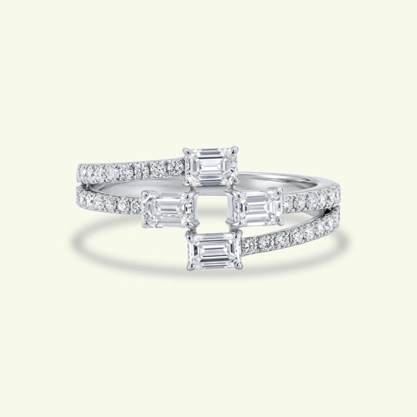 Avenly Flow Diamond Ring 