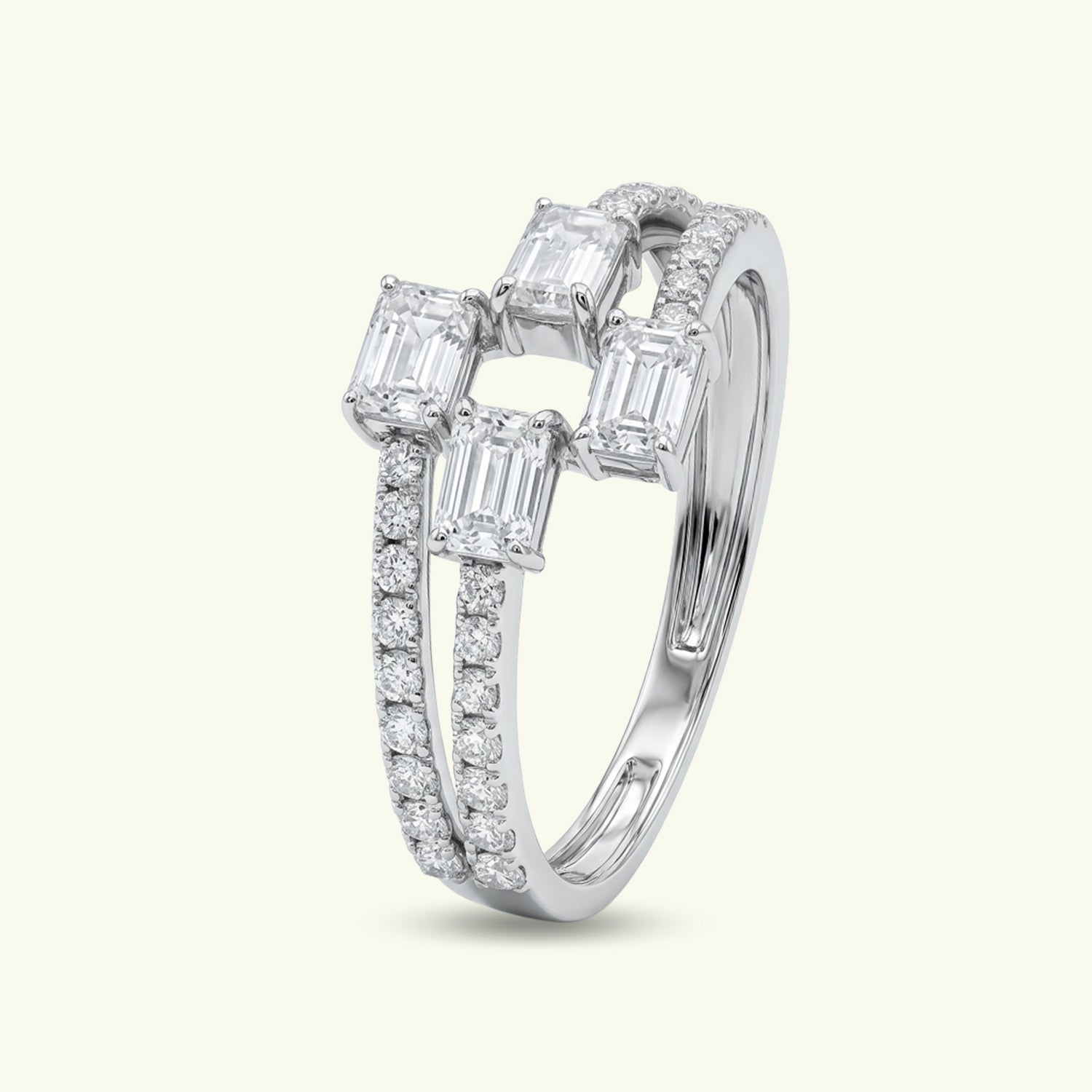  Avenly Flow Diamond Ring 